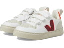 () FW LbY LbY X[ V-10 EB^[ (gh[) VEJA Kids kids VEJA Kids Small V-10 Winter (Toddler) White/Marsala/Orange Fluo