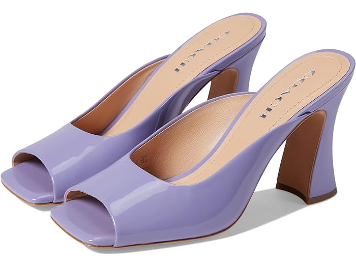 コーチ (取寄) コーチ レディース ローレンス パテント レザー サンダル COACH women COACH Laurence Patent Leather Sandal Light Violet