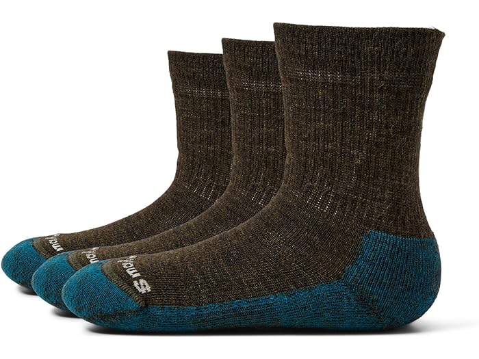 () ޡȥ å å ϥ ե å 롼 å 3-ѥå (ȥɥ顼/ȥ å/ӥå å) Smartwool Kids kids Smartwool Kids Smartwool Kids Hike Full Cushion Crew Socks 3-Pack (Toddler/Little Kid/Big Kid) Military Olive