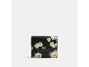 (取寄) コーチ レディース ウィン スモール ウォレット ウィズ フローラル プリント COACH women COACH Wyn Small Wallet with Floral Print Black Multi