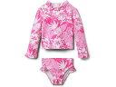 () Wj[ Ah WbN K[Y sN p[ vg bVK[h XC Zbg (gh[/g LbY/rbO LbY) Janie and Jack girls Janie and Jack Pink Palm Print Rashgaurd Swim Set (Toddler/Little Kids/Big Kids) Pink