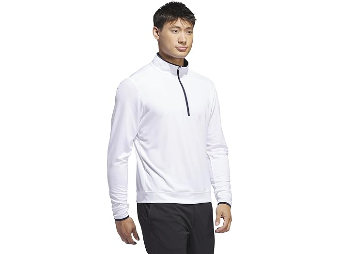 (取寄) アディダス ゴルフ メンズ コア ライトウェイト 1/2 ジップ プルオーバー adidas Golf men Core Lightweight 1/2 Zip Pullover White