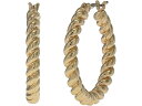 (取寄) ローレン ラルフローレン レディース ロープ フープ イヤリングス LAUREN Ralph Lauren women LAUREN Ralph Lauren Rope Hoop Earrings Gold