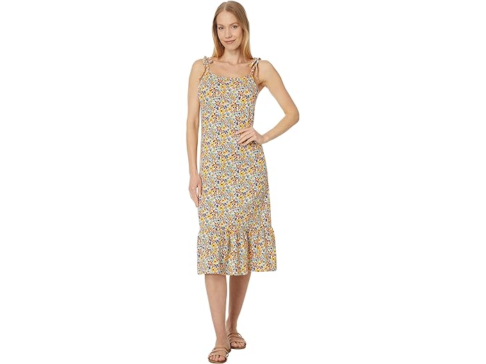 (取寄) トードアンドコー レディース ダンデライオン ミディ スリーブレス ドレス Toad&Co women Toad&Co Dandelion Midi Sleeveless Dress Barley Multi Floral Print