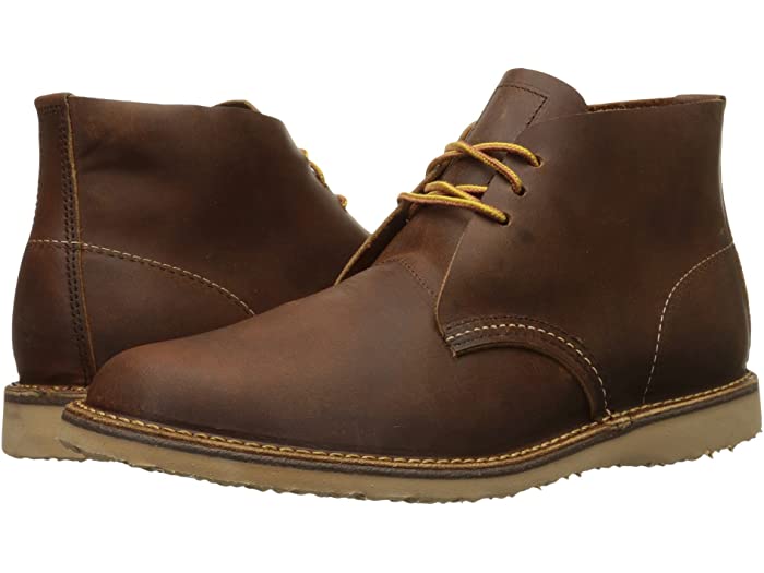 () bhEBO Y EB[NGh `bJ Red Wing Heritage men Red Wing Heritage Weekend Chukka Copper Rough & Tough