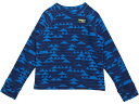 () GGr[ LbY tBbglX t[X O X[u eB[ vg (g LbY) L.L.Bean kids L.L.Bean Fitness Fleece Long Sleeve Tee Print (Little Kids) Deep Sapphire/Mountain Print