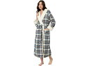 (取寄) エルエルビーン レディース スコッチ プレイド フランネル シェルパ ライン ロング ローブ L.L.Bean women L.L.Bean Scotch Plaid Flannel Sherpa Lined Long Robe Indigo Tartan