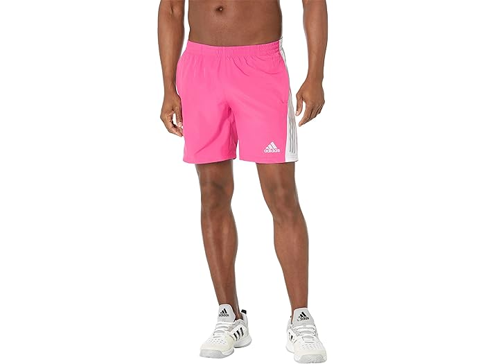 (取寄) アディダス メンズ オウン ザ ラン 7 ショーツ adidas men adidas Own the Run 7" Shorts Semi Lucid Fuchsia/White/Reflective Silver