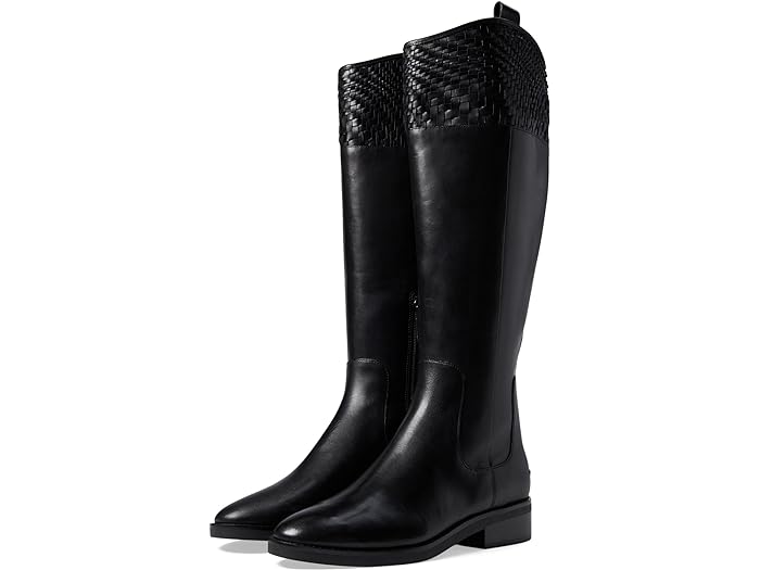 (取寄) コールハーン レディース ハンプシャー ライディング ブート Cole Haan women Cole Haan Hampshire Riding Boot Black Leather/Black Suede