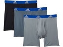 () AfB_X Y ptH[}X {NT[ u[t 3-pbN adidas men adidas Performance Boxer Brief 3-Pack Grey/Onix/Collegiate Royal Blue/Black