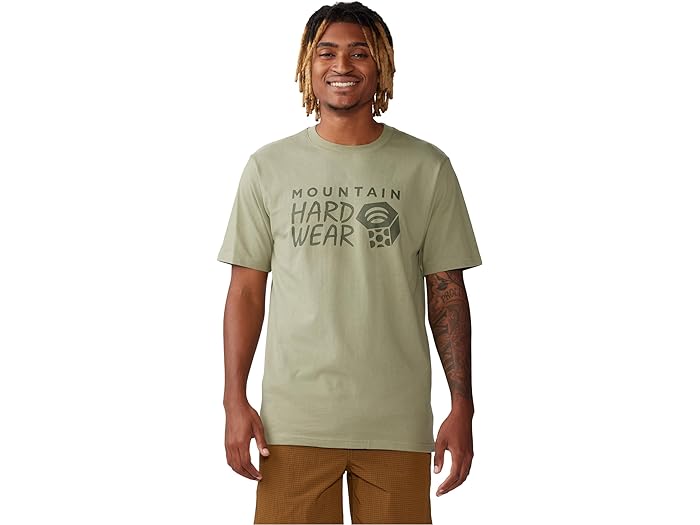 (取寄) マウンテンハードウェア メンズ MHW ロゴ ショート スリーブ Mountain Hardwear men Mountain Hardwear MHW Logo Short Sleeve Mantis Green