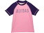(取寄) アディダス キッズ ガールズ ラッシュガード ショート スリーブ (トドラー/リトル キッズ/ビッグ キッズ) adidas Kids girls adidas Kids Rashguard Short Sleeve (Toddler/Little Kids/Big Kids) Bliss Pink/Dark Purple