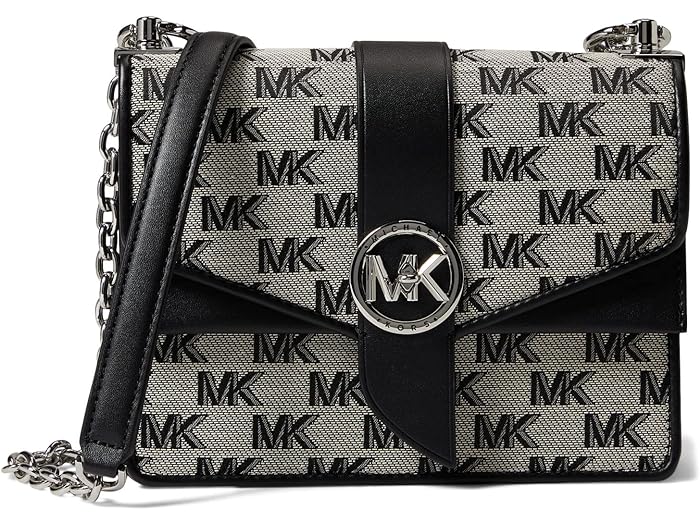 () ޥ륳 ǥ ˥å ⡼ С֥ ܥǥ MICHAEL Michael Kors women MICHAEL Michael Kors Greenwich Small Convertible Crossbody Black/Light Cream