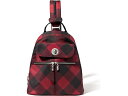 () obK[j fB[X lCvY Ro[`u obNpbN Baggallini women Baggallini Naples Convertible Backpack Red Buffalo Plaid