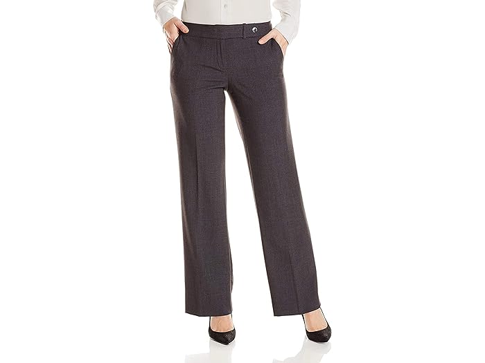 () JoNC fB[X EBY seB[g TCY Xg[g-bO pc Calvin Klein women Calvin Klein Women's Petite Size Straight-Leg Pant Charcoal