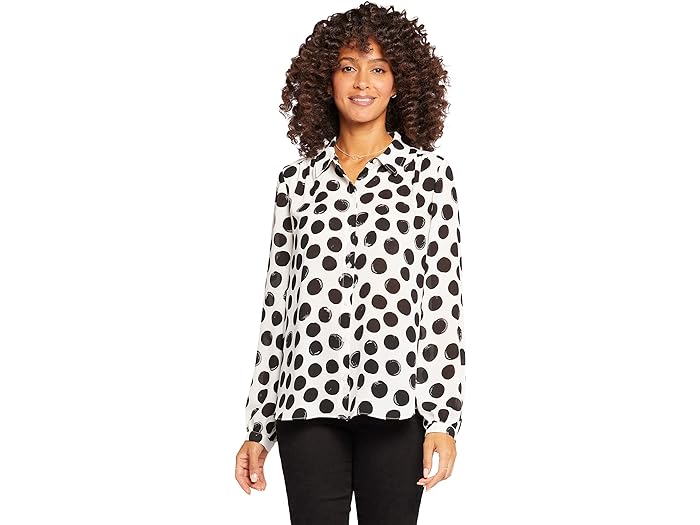 (取寄) エヌワイディージェイ レディース モダン ブラウザ NYDJ women NYDJ Modern Blouse Ramona Dots