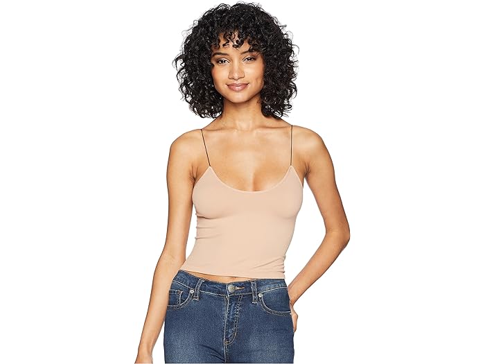 () t[s[v fB[X V[X XLj[ Xgbv Nbv J~ Free People women Free People Seamless Skinny Strap Crop Cami Natural