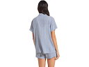 (取寄) エバージェイ レディース ノーティコ ショーティ Pj セット Eberjey women Eberjey Nautico Shortie Pj Set Wedgewood Blue/White 2