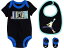 () 硼󥭥å ܡ ӥ ܥǥ ֡ƥ ꡼ԡ å (ե) Jordan Kids boys Jordan Kids Bib Bodysuit Bootie Three-Piece Set (Infant) Black