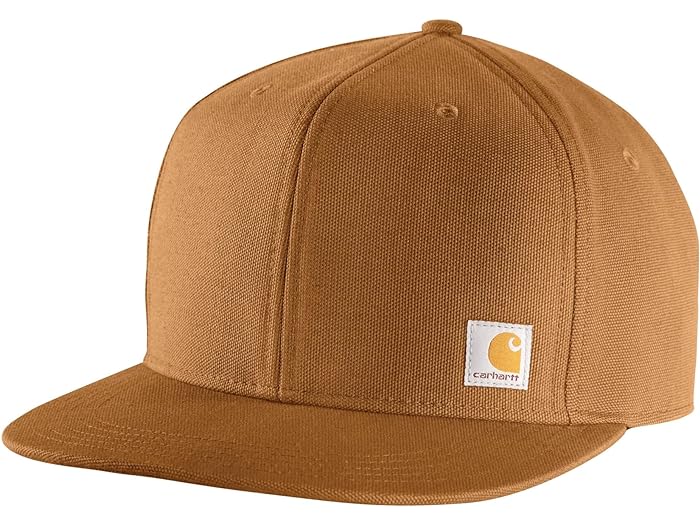 () J[n[g Y t@[ _bN tbc u Lbv Xq Carhartt men Firm Duck Flat Brim Cap Carhartt Brown