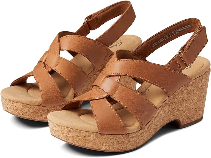 (取寄) クラークス シューズ レディース ジゼル ビーチ タン Clarks women Giselle Beach Tan Leather
