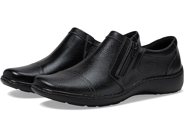楽天スウィートラグ（取寄） クラークス シューズ レディース コラ ジニー ブラック Clarks women Cora Giny Black Tumbled/Smooth Leather