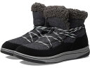 () N[NX fB[X u[Y OCV[ Clarks women Clarks Breeze Glacier Black Textile