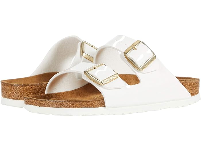 (取寄) ビルケンシュトック レディース アリゾナ Birkenstock women Birkenstock Arizona White Patent Birko-Flor