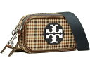 (取寄) トリーバーチ レディース ミラー プレイド ミニ クロスボディ バッグ Tory Burch women Tory Burch Miller Plaid Mini Crossbod..