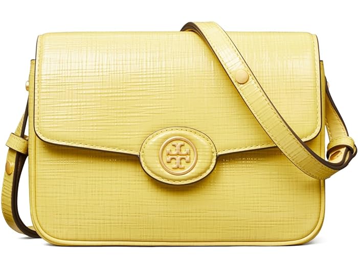 () g[o[` fB[X r\ NXnb`h Ro[`u V_[ obO Tory Burch women Tory Burch Robinson Crosshatched Convertible Shoulder Bag Pale Butter