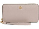 (取寄) トリーバーチ レディース ロビンソン ジップ コンチネンタル ウォレット Tory Burch women Tory Burch Robinson Zip Continental Wallet Gray Heron