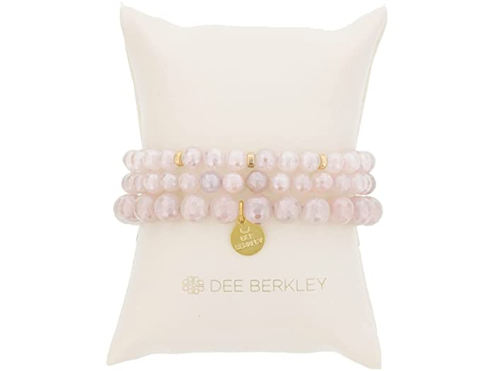 (取寄)ディーバークレーミスティックコーテッドブレスレットスタックDeeBerkleyMysticCoatedBraceletStackRoseQuartz