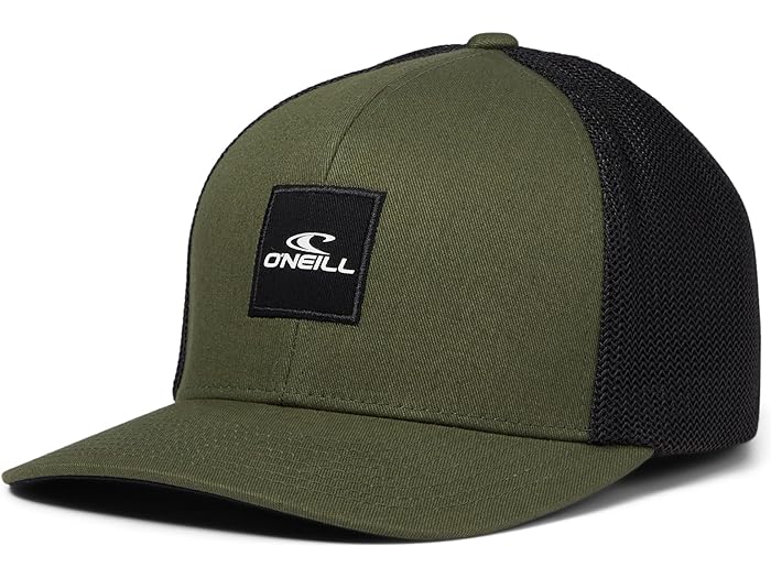 () Ij[ Y ZbV Ah bV X-tBbg nbg Xq O'Neill men O'Neill Sesh & Mesh X-Fit Hat Dark Olive