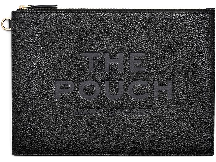 マークジェイコブス ポーチ（レディース） (取寄) マークジェイコブス レディース ザ レザー ラージ ポーチ Marc Jacobs women Marc Jacobs The Leather Large Pouch Black