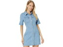 () ChEF fB[X fj V[ ~j VchX C p EHbV Madewell women Madewell Denim Seamed Mini Shirtdress in Palermo Wash Palermo Wash