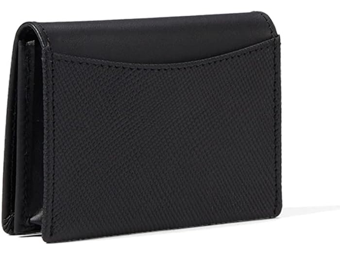 (取寄) ボスカ メンズ サフィーノ フル ガセット ツー-ポケット カード ケース W/ Id Bosca men Saffiano Full Gusset Two-Pocket Card Case w/ ID Black