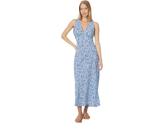 () ChEF fB[X U AAi ~fB hX C t[ Madewell women Madewell The Ariana Midi Dress in Floral Powder Blue