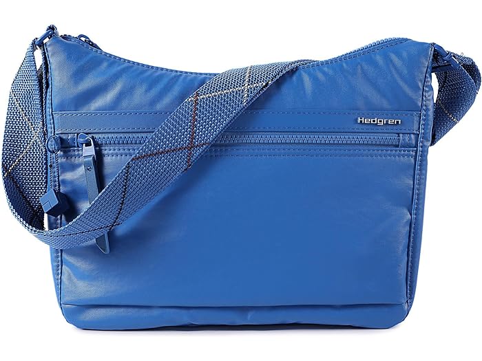 (取寄) ヘデグレン レディース ハーパーズ Rfid ショルダー バッグ Hedgren women Hedgren Harper's RFID Shoulder Bag Creased Strong Blue