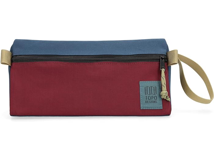 () ȥݥǥ ɥå å Topo Designs Topo Designs Dopp Kit Dark Denim/Burgundy