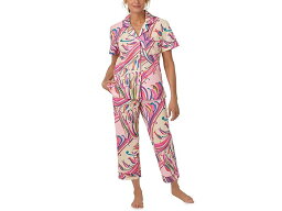 (取寄) ベッドヘッドパジャマズ レディース トリーナ ターク X ベッドヘッド ショート スリーブ クロップド Pj セット Bedhead PJs women Bedhead PJs Trina Turk x Bedhead Short Sleeve Cropped PJ Set Vintage Tulip