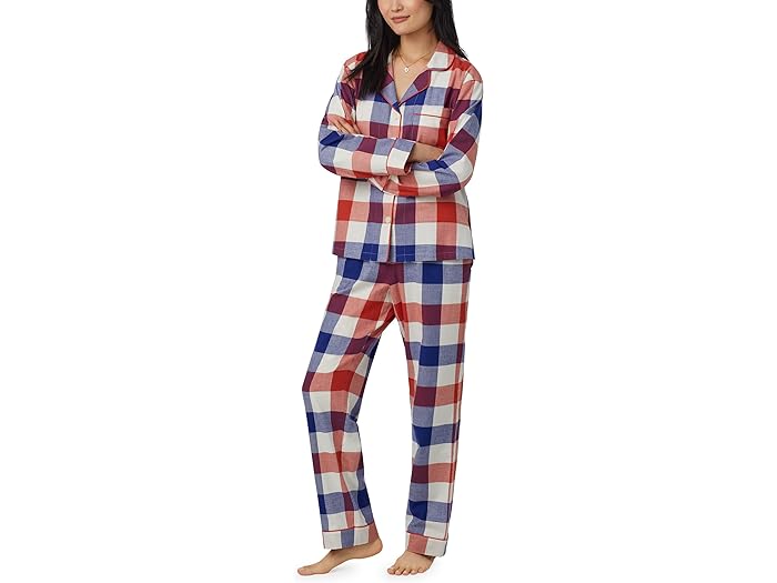 (取寄) ベッドヘッドパジャマズ レディース ロング スリーブ フランネル クラシック Pj セット Bedhead PJs women Bedhead PJs Long Sleeve Flannel Classic PJ Set Harvest Plaid 1