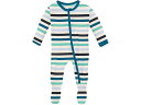 () LbL[ pc LbY LbY vg tbeB[ EBY 2EFC Wbp[ (Ct@g) Kickee Pants Kids kids Kickee Pants Kids Print Footie with Two-Way Zipper (Infant) Little Boy Blue Stripe