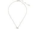 ケイトスペード ネックレス (取寄) ケイトスペード レディース ペンダント ネックレス Kate Spade New York women Kate Spade New York Pendant Necklace Clear/Silver