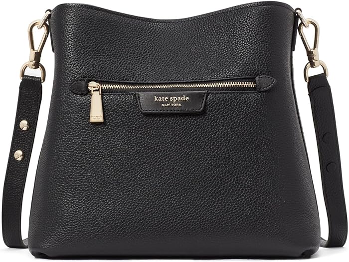 (取寄) ケイトスペード レディース ハドソン ペブルド レザー ショルダー バッグ Kate Spade New York women Kate Spade New York Hudson Pebbled Leather Shoulder Bag Black