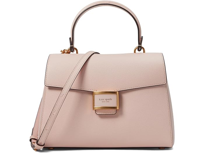 () PCgXy[h fB[X PCeB eNX`[ U[ ~fBA gbv nh Tb`F Kate Spade New York women Kate Spade New York Katy Textured Leather Medium Top-Handle Satchel Antique Pink