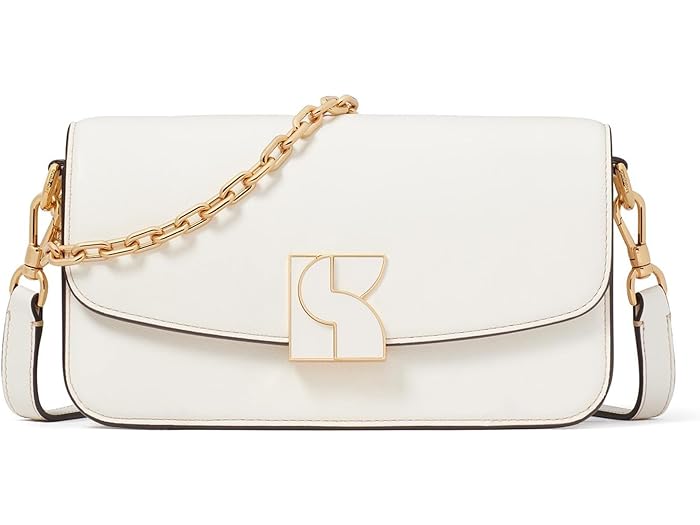 () PCgXy[h fB[X _R^ X[X U[ X[ NX{fB Kate Spade New York women Kate Spade New York Dakota Smooth Leather Small Crossbody Cream