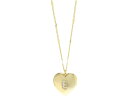 (取寄) ケイトスペード レディース E ハート ロケット Kate Spade New York women Kate Spade New York E Heart Locket Clear/Gold