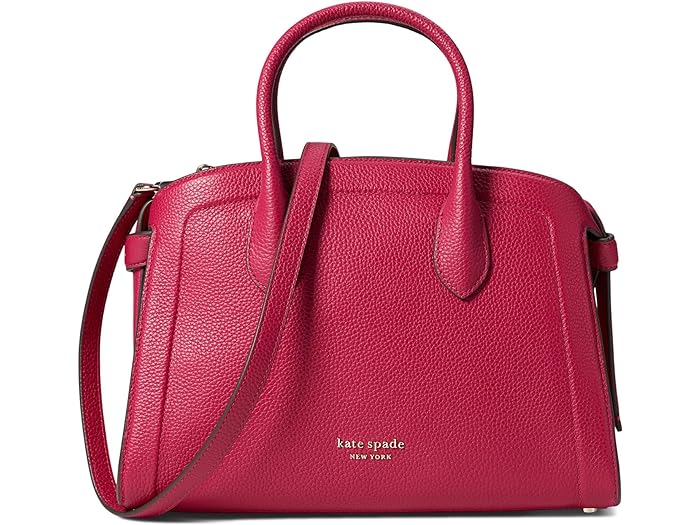 () PCgXy[h fB[X mbg J[ubNg yuh U[ ~fBA Wbv gbv Tb`F Kate Spade New York women Kate Spade New York Knott Color-Blocked Pebbled Leather Medium Zip Top Satchel Renaissance Rose Multi