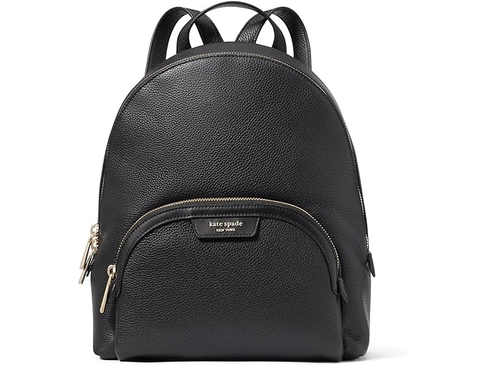 () PCgXy[h fB[X nh\ yuh U[ ~fBA obNpbN Kate Spade New York women Kate Spade New York Hudson Pebbled Leather Medium Backpack Black