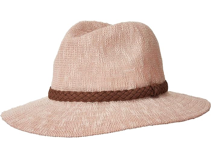 () TfBGSnbg Xq fB[X KNH8008 }V[ jbg tFh W/ uCfbh XG[h g San Diego Hat Company women San Diego Hat Company KNH8008 Machine Knit Fedora w/ Braided Suede Trim Blush